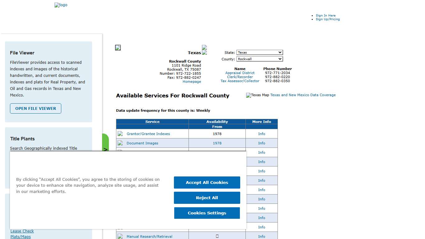 Search Rockwall County Public Property Records Online CourthouseDirect.com